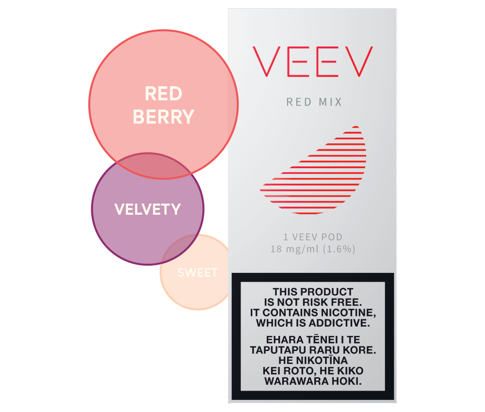Red Mix VEEV vape pods