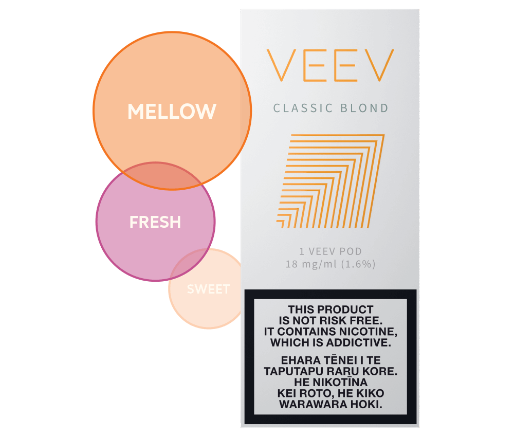 Classic Blond VEEV vape pod img-margin-left