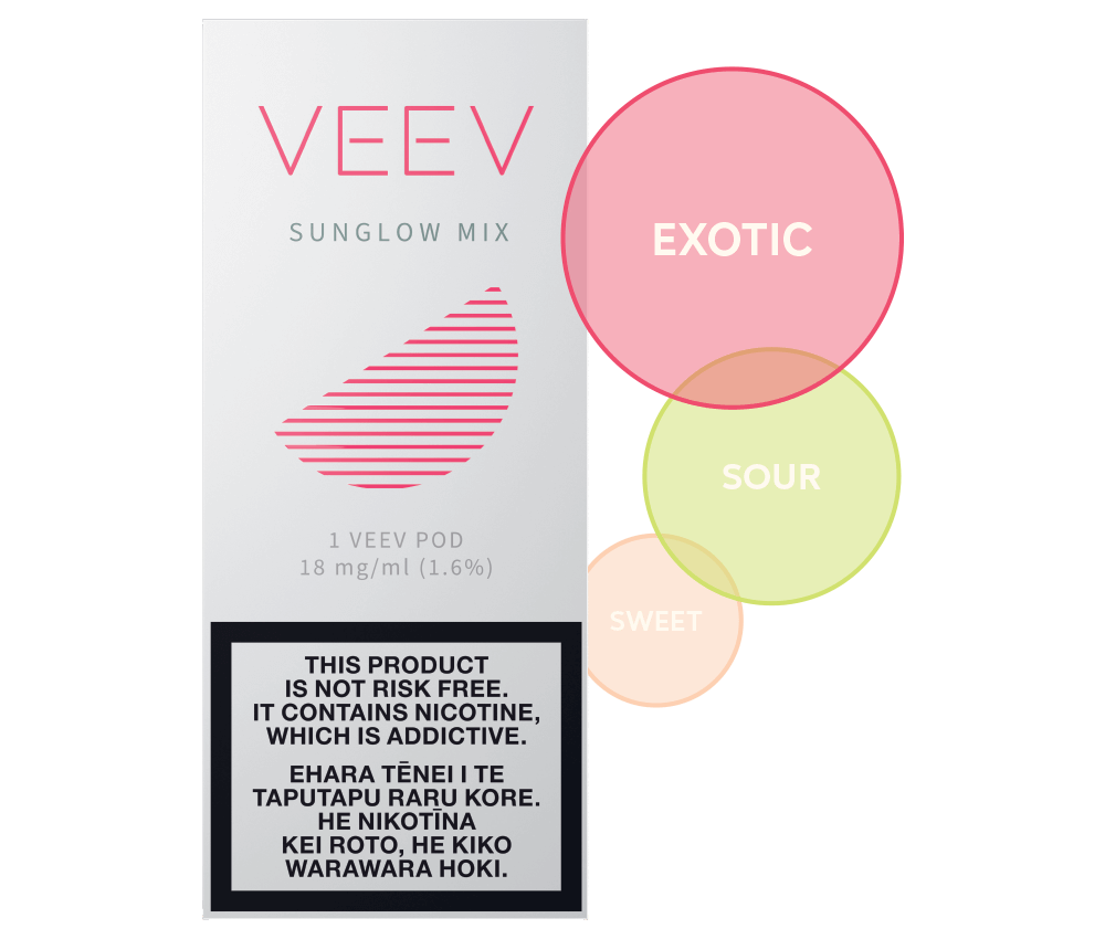 Sunglow Mix VEEV vape pods