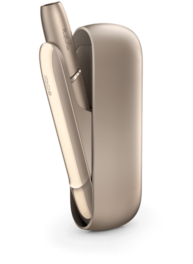 Gold IQOS 3 DUO open