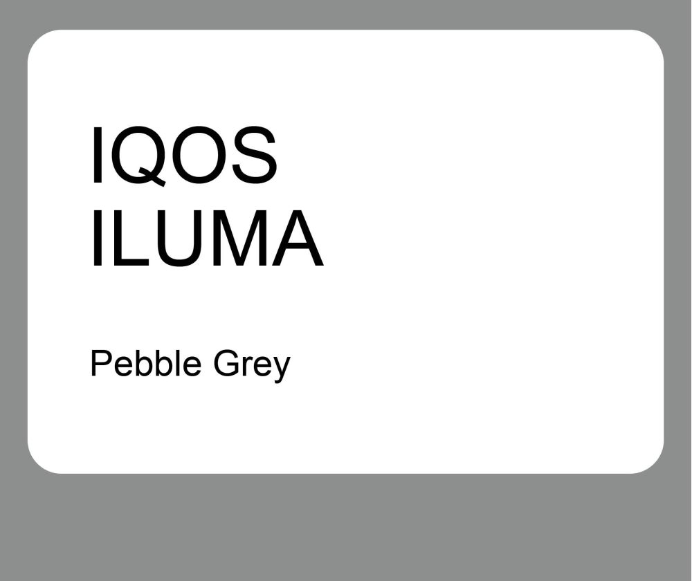 ILUMA Pebble Grey device and charging case main