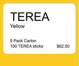 TEREA Yellow 5 Pack Carton