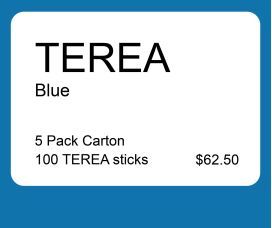 TEREA Blue 5 Pack Carton