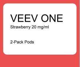VEEV ONE Strawberry Pods 2-Pack