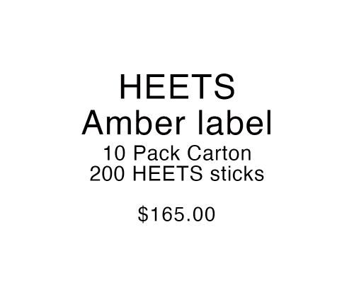 HEETS Amber 10 Pack Carton