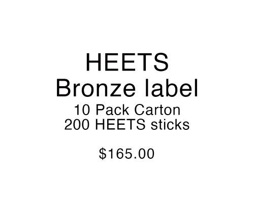 HEETS Bronze 10 Pack Carton