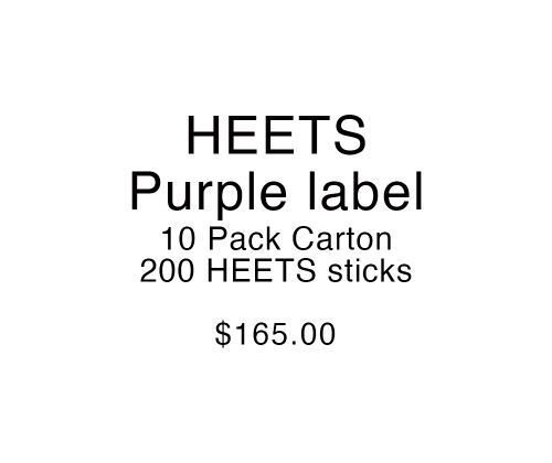 HEETS Purple 10 Pack Carton
