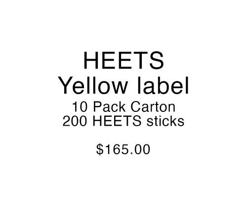 HEETS Yellow 10 Pack Carton