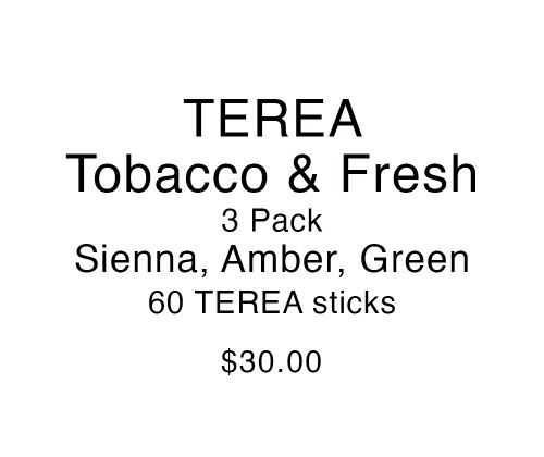 TEREA Tobacco & Fresh 3 Pack (Sienna, Amber, Green)