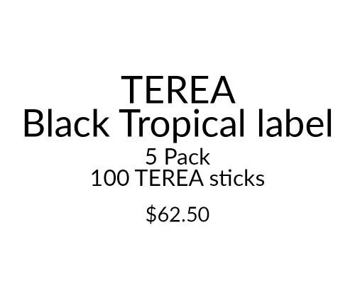 TEREA Black Tropical 5 Pack Carton