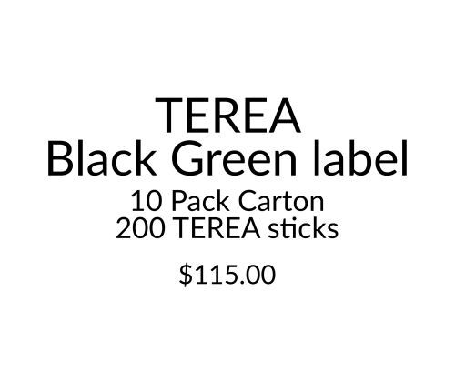 TEREA Black Green 10 Pack Carton