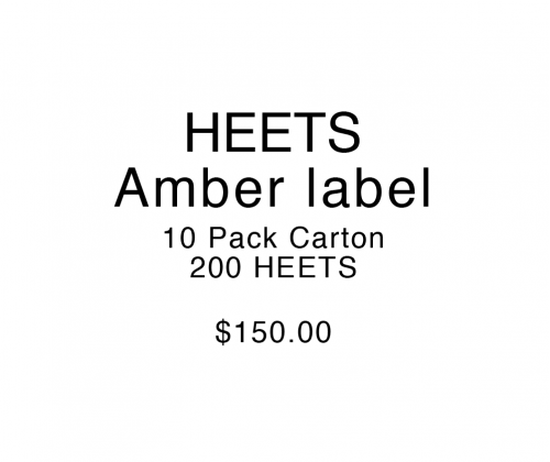 HEETS AMBER 10 PACK CARTON