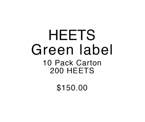 HEETS GREEN 10 PACK CARTON