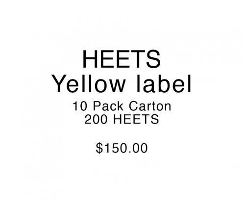 HEETS YELLOW 10 PACK CARTON
