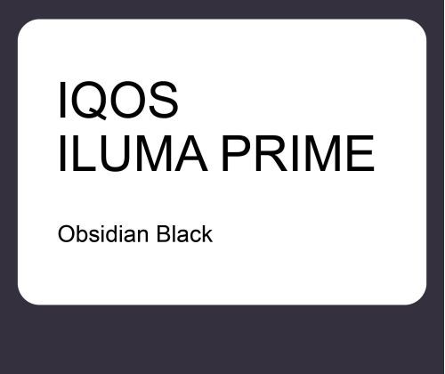 ILUMA Prime Obsidian Black device and charging case